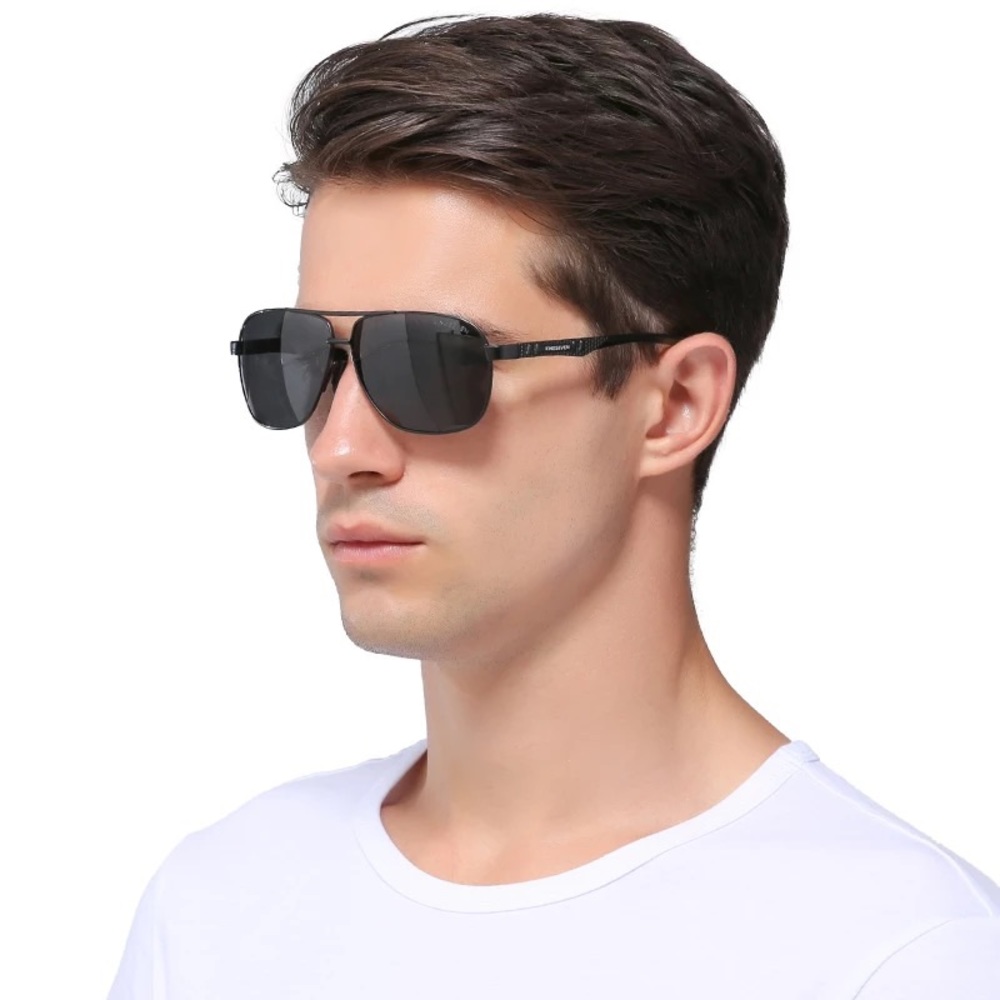 KINGSEVEN Classic Red Polarized Sun Glasses - Picture 2 of 15